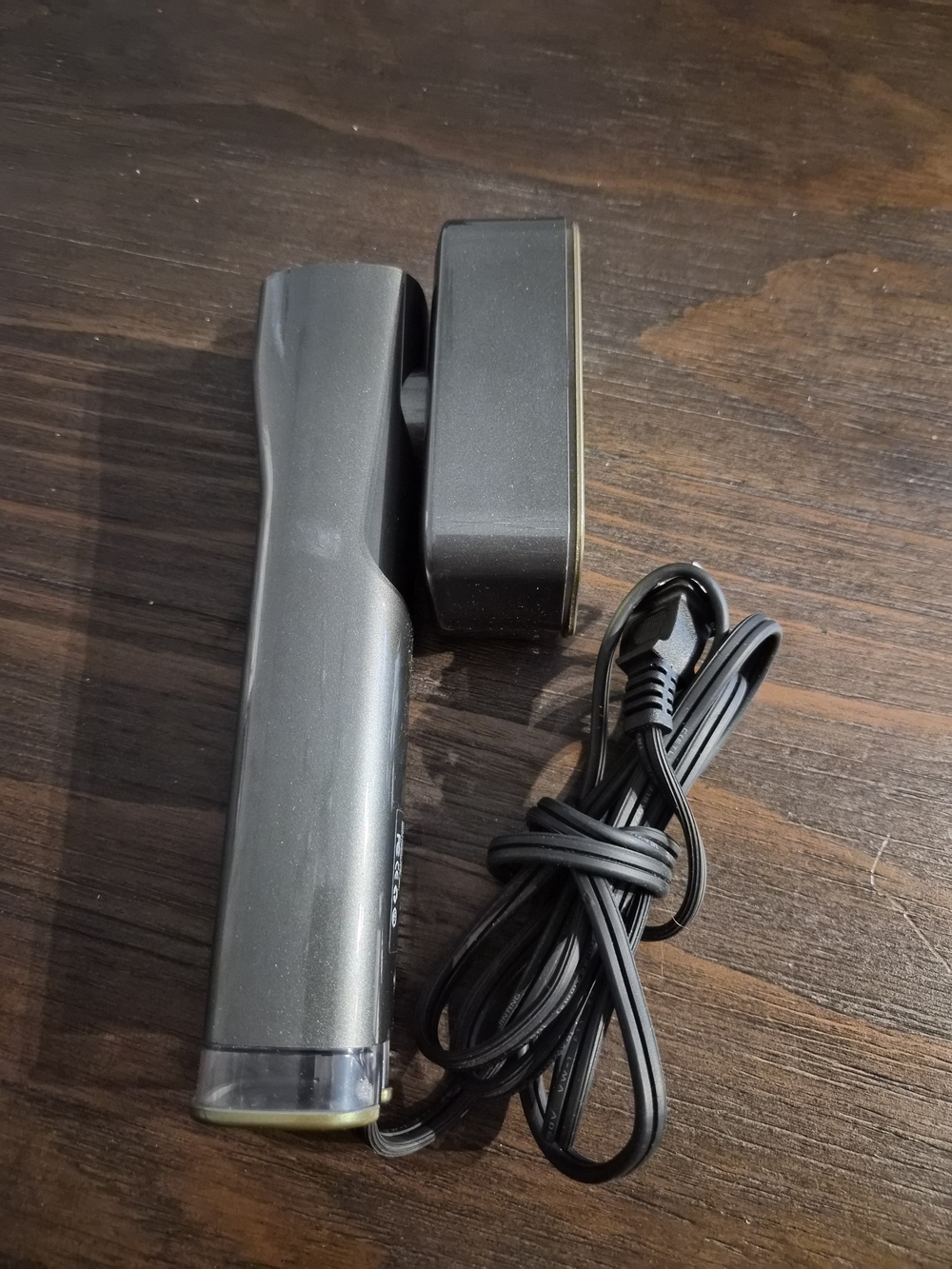 Dark Grey Handheld Garment Steamer/Iron Accessory with Power Cord